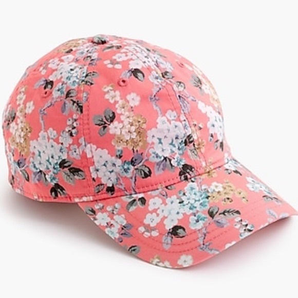 JCREW Liberty of London Pink Baseball Cap